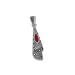 Ladies Sterling Silver 925 & Red Onyx Necklace Pendant - Jewellery