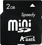 A-Data Speedy 2GB miniSD 80X Card (Mini SecureDigital)