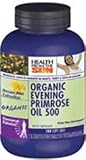 Health from the Sun - Organic Evening Primrose Oil 500mg - 180ct Sg
