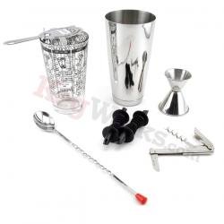 Pro Bartender Cocktail Mixing Set