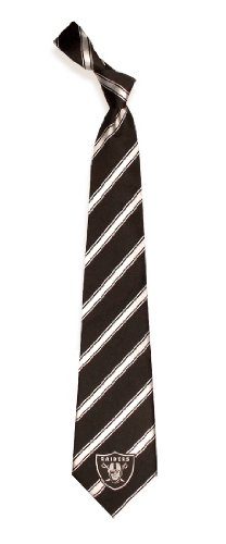 Oakland Raiders Woven Polyester Necktie