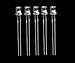 100pcs X Super Bright 5mm Flat Top Led Light Lamp Led uv (deg 120-140)