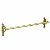 Gatco 2791 Antique 3/4-Inch Diameter 24-Inch Length Towel Bar, Brass