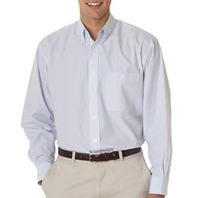 Buy Bill Blass Adult Wrinkle-Free, Stain Repellant Gingham Check Poplin (6868) by Bill Blass