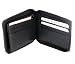 Mens Lambskin Zipper Bifold / Credit Card Wallet