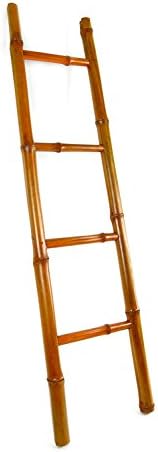 Oohlong Market, Red Bamboo Decorative Display Ladder