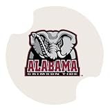 Set of Two University Of Alabama Carster Collegiate Car Drink Coasters