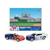2008 Chicago Cubs Dodge Charger & Chevrolet Corvette with Stadium Card
