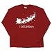 Earth Sun Moon Red I Still Believe - Christmas Santa Long Sleeve T-Shirt