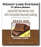 Weight Loss Systems Nutrition Bar - Caramel Brownie Nut (7/Box)