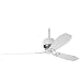 Hunter Ceiling Fans 28120 Tribeca Fan - Remote Satin White Contemporary Indoor Fan 60"