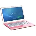 Sony Vaio CA3S1E/P 35,6 cm (14 Zoll) Notebook (Intel Core i3 2330M, 2,2GHz, 4GB RAM, 500GB HDD, AMD HD 6470M, DVD, Win 7 HP) rosa