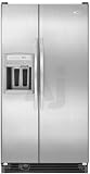 Whirlpool Gold GD5NVAXSA 25.6 cu. ft. Side-by-Side Refrigerator with SideWise Electronic Control System, External Ice/Water Fast Fill Dispenser, In-Door-Air Cooling System and Automatic Defrost: Monochromatic Satina