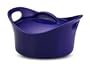 Rachael Ray Stoneware 2-3/4-Quart Covered Bubble & Brown Casserole "Casserround", Blue