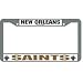 New Orleans Saints NFL Chrome License Plate Frame
