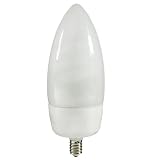 Buy 14 Watt - 60 W Equal - Cool White 4100K - CFL Light Bulb - Decorative Torpedo -... by TCP
