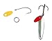 Bay de Noc Swedish Pimple Jigging Lure, Nickel, 1/10-Ounce