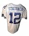 Roger Staubach Autographed Dallas Cowboys White Throwback Jersey Inscribed with 
