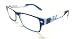 AKSHAJ Latest Ractangle Transparent Blue White Printed Mat Frame Spectacle Frame Shades RS.449.00