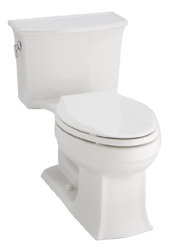 Kohler K-3639-0 Archer Class Five Elongated One-Piece Toilet, Less Supply, White