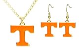 Tennessee Volunteers - NCAA Earrings & Pendant Necklace Jewelry Set