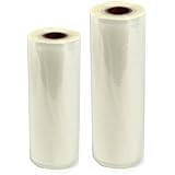 Commercial Bargains 2 Pack 11" x 50' and 8" x 50' Commercial Vacuum Sealer Saver Rolls Food Storage