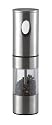 VF by Fresco Stainless Steel and Acrylic Combo Salt and Pepper Mill, 8"