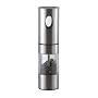 VF by Fresco Stainless Steel and Acrylic Combo Salt and Pepper Mill, 8"