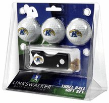 Kent State Golden Flashes 3 Golf Ball Gift Pack With Spring Action Tool