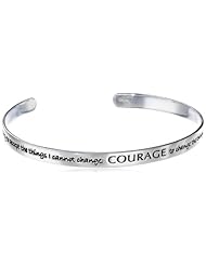 Sterling Silver Serenity Prayer Cuff Bracelet