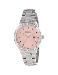 Bulova Womens 96R175 Diamond Set Case Watch