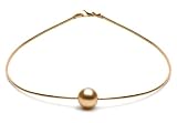 AAA Quality, 11.0-12.0 mm, Solara Collection Golden South Sea Pearl Necklace