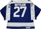 Darryl Sittler Autographed/Hand Signed Vintage Toronto Maple Leafs Replica Hockey Jersey