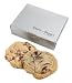 Gourmet Food : 1 Chocolate Chunk & 1 White Chocolate Cranberry Cookie - Silver Box