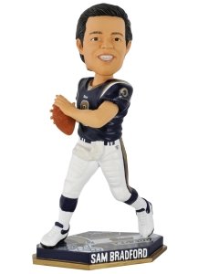 St. Louis Rams NFL Sam Bradford Forever Collectibles Thematic Base Edition Bobble Head