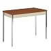 Sandusky Lee AT4020-PU Putty Powder Coat Activity/Utility Table with Oak Top, 29" Height x 40" Width x 20" Depth