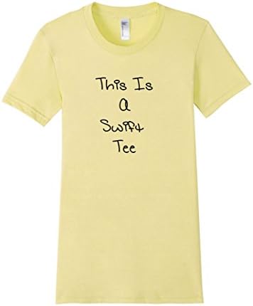 TS Swift Swifty Tee T Shirt - Female Large - Lemon