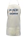 get a real job! be a carpenter Full Size Professional Apron (3 Pockets)