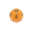 Chessex Velvet 16mm Orange and black d12