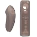 Easy Slip-On Silicone Skin Case for Nintendo Wii Remote Control & Nunchuk, Smoke