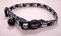 CAT PIRATE ADJ BREAKAWAY SAFETY COLLAR SKULLS