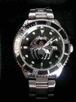 Marvel Spiderman Watch : Stainless Steel Diver watch w calendar feature.