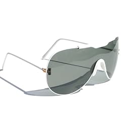 Tedd Haze Pilotenbrille Full Round White