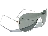 Tedd Haze Pilotenbrille Full Round White