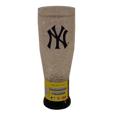 New York Yankees Crystal Freezer Pilsner Glass