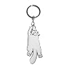 Simons Cat Schl�sselanh�nger/ Anh�nger 'h�ngend'