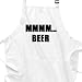 MMMMM . . . Beer (2) BBQ Apron