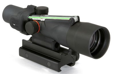 Acog 3 X 30 Scope Dual Illuminated Chevron .223 Ballistic Reticle, Green