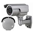 YY Trade Inc F9938A 420TVL High Resolution Silver 1/3" Sony SuperHAD Color CCD DSP Waterproof Indoor/Outdoor Infrared Illumination Night Vision Bullet 42 LEDs Camera IP-66 Silver Color 4~9mm Vari-Focal Lens with Free Bracket