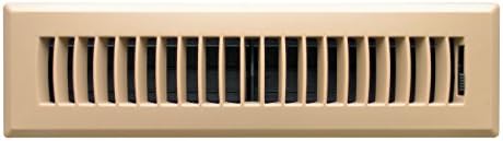 Accord APFRTPL212 Plastic Floor Register with Louvered Design, 2-Inch x 12-Inch, Taupe Finish